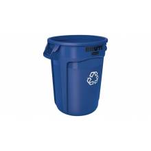 Rubbermaid FG263273BLUE VENTED BRUTE® RECYCLING 32 GAL BLUE