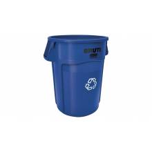 Rubbermaid FG264307BLUE VENTED BRUTE® RECYCLING 44 GAL BLUE