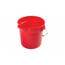 Rubbermaid FG296300RED 10 QT ROUND BUCKET, RED