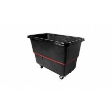 Rubbermaid FG472700BLA HEAVY DUTY UTILITY TRUCK, 27 CUBIC FOOT WITH 5 IN CORNER CASTERS