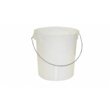 Rubbermaid FG572900WHT ROUND STORAGE CONTAINER WITH BAIL 22 QT WHITE