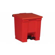 Rubbermaid FG614300RED LEGACY STEP-ON CONTAINER 8 GAL RED
