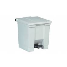 Rubbermaid FG614300WHT LEGACY STEP-ON CONTAINER 8 GAL WHITE