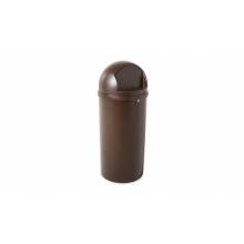 Rubbermaid FG816088BRN MARSHAL® CLASSIC CONTAINER, 15 GAL, BROWN