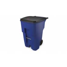 Rubbermaid FG9W2273BLUE ROLLOUT CONTAINER 95 GAL BLUE