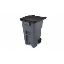 Rubbermaid FG9W2700GRAY ROLLOUT CONTAINER 50 GAL GRAY