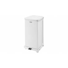 Rubbermaid FGST12EPLWH DEFENDERS® SQUARE STEP CAN 6.5 GAL SKY WHITE