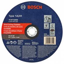 Bosch TCW1S900 9 X.078 X 7/8 TYPE 1 THIN CUTTING DISC FOR STAINLESS/METAL  (BULK)