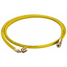 Yellow PLUS II™ Hose, 60″ ¼” LH to ¼” RH, 90° Fitting