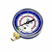 Yellow Jacket 49054 2-1/2" Class B Compound Gauge, Blue °F and °C, bar/MPa, 1/8" NPT Male connection, R-410A