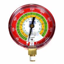 Yellow Jacket 49211 3-1/8" Dry Compound Certified Gauge, Red,°F, R417A/422A/422D