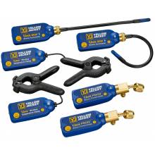 Yellow Jacket 67073 YJACK Charging/Air Kit with Temperature Clamps/Psychrometers, Pressure Gauges (No Hoses)