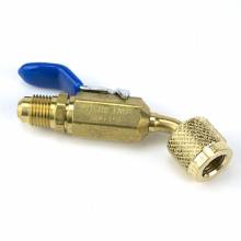 Yellow Jacket 93826 5/16" Compact ball valve for 1/4" Female flare x 5/16" Male flare