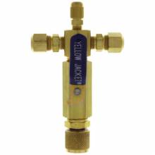Yellow Jacket 93850 Single valve with 1/4" Schrader mount with 1/2" Female flare