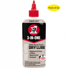 3-In-One (120022) 4oz Dry Lube Drip Oil 12Ct