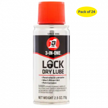 WD-40 12007 (120074) 3-In-One 2.5oz Lock Lube 24ct RRP