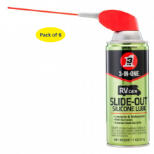 3-In-One (120084) 11oz RV Slide Out Silicone 6ct