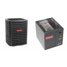 Goodman 1.5 Ton 14 SEER Goodman Air Conditioner with Vertical 21" Cased Coil (GSX1-CAPF)