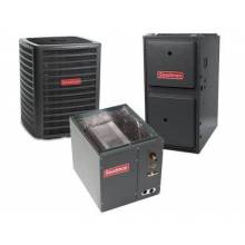 Goodman 1.5 Ton 15 SEER 96% AFUE 60,000 BTU Goodman Gas Furnace and Air Conditioner System - Upflow (GSX-CAP-GME)
