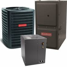 Goodman3.5 Ton 15.2 SEER2 96% AFUE 80,000 BTU Goodman Gas Furnace and Air Conditioner System - Downflow (GSXH-CAPT4-GC9S)