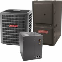 Goodman 5 Ton 15.2 SEER2 96% AFUE 100,000 BTU Goodman Communicating Gas Furnace and Air Conditioner System - Downflow