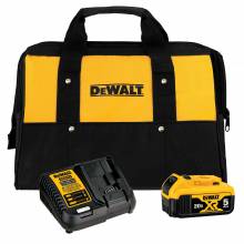 Dewalt DCB205CK 20V MAX* 5.0AH Battery Charter Kit, with Bag