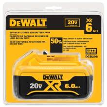 Dewalt DCB206  20V MAX* XR® 6Ah Battery