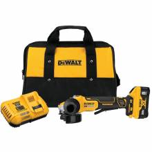 Dewalt DCG415W1  20V MAX* XR® Brushless 4-1/2-5 in Switch Small Angle Grinder With POWER DETECT Tool Technology Kit