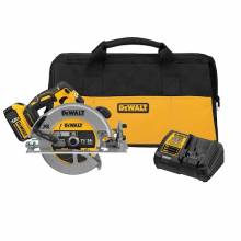 Dewalt DCS570P1  20V MAX* 7-1/4 in. Brushless XR® Circular Saw Kit with 5.0 AH Battery