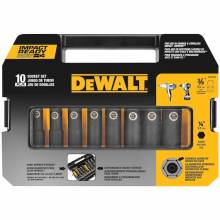 Dewalt DW22838  IMPACT READY® 3/8" Socket Set (10 pc)