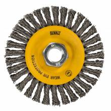 Dewalt DW49204B 4" X 5/8"-11 Hp .020 Ssstringer Wire Wheel Bulk (1 EA)