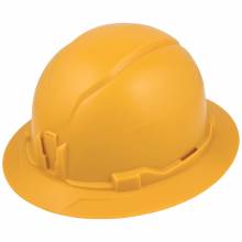 Klein Tools 60489 Hard Hat, Non-Vented, Full Brim Style, Yellow