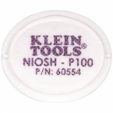 Klein Tools 60554 P100 Half-Mask Respirator Replacement Filters, 2-Pack