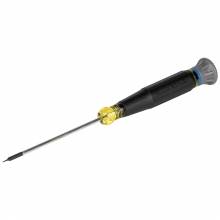Klein Tools 6243 3/32-Inch Slotted Precision Screwdriver, 3-Inch Shank