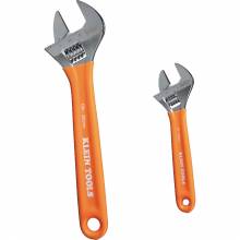 Klein Tools D5072 Extra-Capacity Adjustable Wrenches, 2-Piece