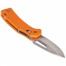 Klein Tools OFK000ORT KTO Resurgence Fishing Knife, Drop Point Blade, Orange Handle