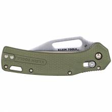 Klein Tools OGK002GNT KTO Resurgence Knife, Clip Point Blade, Moss Green Handle