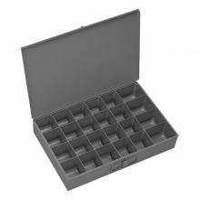 Durham 102-95 LARGE STEEL COMPARTMENT BOX, 24 OPENING