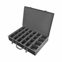 Durham 102PC227-95 LARGE STEEL COMPARTMENT BOX, 24 OPENING