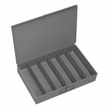 Durham 117-95 LARGE STEEL COMPARTMENT BOX, 6 OPENING