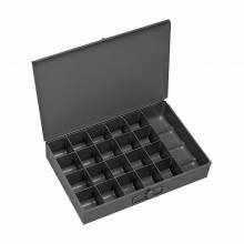 Durham 204-95 SMALL STEEL COMPARTMENT BOX, 21 OPENING