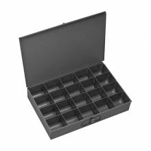 Durham 206-95 SMALL STEEL COMPARTMENT BOX, 20 OPENING