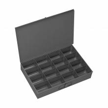 Durham 209-95 SMALL STEEL COMPARTMENT BOX, 16 OPENING