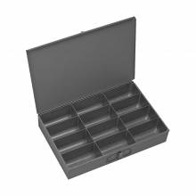 Durham 211-95 SMALL STEEL COMPARTMENT BOX, 12 OPENING