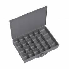 Durham 227-95 SMALL STEEL COMPARTMENT BOX, 17 OPENING