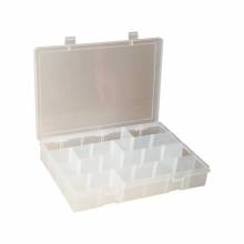 Durham SPADJ-CLEAR SMALL, PLASTIC COMPARTMENT BOX, ADJUSTABLE