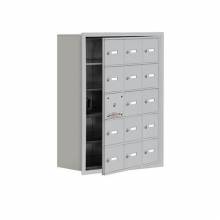 Mailboxes 19158-15RK Salsbury Recessed Mounted Cell Phone Locker with 15 A Doors (14 usable) - Keyed Locks
