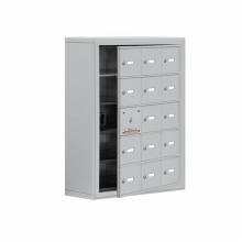 Mailboxes 19158-15SK Salsbury Surface Mounted Cell Phone Locker with 15 A Doors (14 usable) - Keyed Locks
