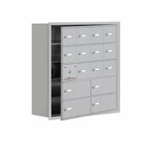 Mailboxes 19158-16RK Salsbury Recessed Mounted Cell Phone Locker with 12 A Doors (11 usable) 4 B Doors - Keyed Locks