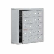 Mailboxes 19158-20SK Salsbury Surface Mounted Cell Phone Locker with 20 A Doors (19 usable) - Keyed Locks